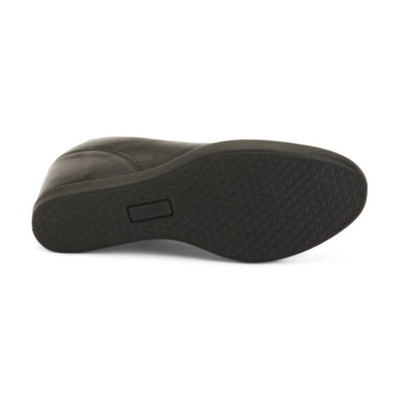 IMAC Made In Italy Leather Wedge Ballerina Flats - Picture 3 of 3